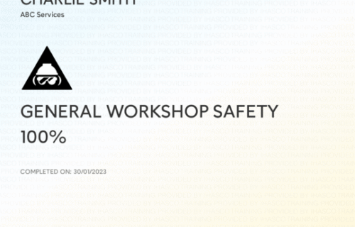 General Workshop Safety Training